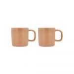 Set 2 căni din porțelan Villa Collection Fjord, 250 ml, bej