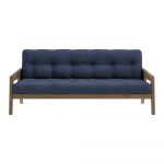 Canapea albastră extensibilă 204 cm Grab - Karup Design