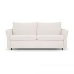 Canapea bej extensibilă 166 cm Dalida – Micadoni Home