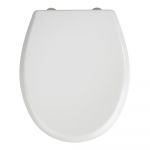 Capac WC cu închidere lentă Wenko Gubbio, 44,5 x 37 cm, alb