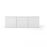 Comodă albă cu blat alb mat TemaHome Join, 180 x 57 cm