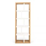 Bibliotecă cu aspect de lemn de stejar 70x198 cm Berlin – TemaHome