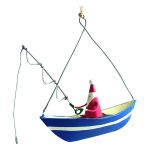 Decorațiune de agățat de Crăciun Santa Fishing - G-Bork