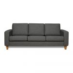 Canapea gri închis 217 cm Focus – Scandic
