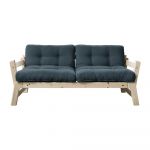 Canapea variabilă KARUP Design Step Natural, albastru petrol