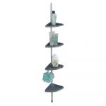 Raft telescopic de perete pentru baie Wenko Easy, gri