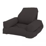 Fotoliu de relaxare pentru copii gri închis Mini Hippo - Karup Design