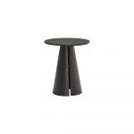 Masă de dining rotundă cu blat cu aspect de lemn de frasin ø 65 cm Cep – Teulat