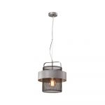 Lustră negru-argintiu din metal ø 30 cm Fiba – Candellux Lighting