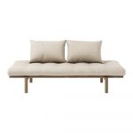 Canapea bej extensibilă 200 cm Pace - Karup Design