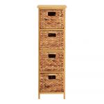 Comodă înaltă din lemn de paulownia 32x100 cm – Premier Housewares