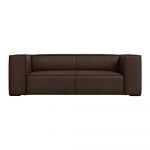 Canapea maro închis cu tapițerie din piele 212 cm Madame – Windsor & Co Sofas