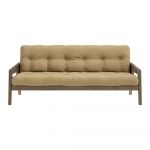 Canapea galbenă extensibilă 204 cm Grab - Karup Design