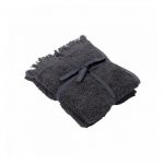 Prosoape gri-închis 2 buc. din bumbac 30x50 cm FRINO – Blomus