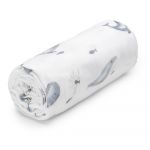 Prosop pentru copii alb din muselină 100x120 cm Gerda – T-TOMI