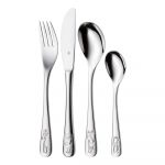 Set 4 tacâmuri din oțel inoxidabil pentru copii WMF Safari