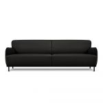 Canapea din piele Windsor & Co Sofas Neso, 235 x 90 cm, negru