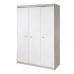 Șifonier pentru copii alb cu aspect de lemn de stejar 131x190 cm Julia – Roba