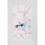 Prosop pentru copii alb-albastru din bumbac 50x90 cm Pilot – Foutastic