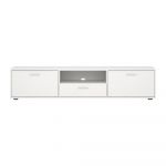 Comodă TV albă 177x38 cm Media – Tvilum