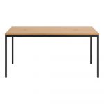 Masă dining cu blat în decor de stejar sălbatic Actona Seaford, 160 x 80 cm