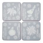 Coasters albastru-deschis 4 buc. din plută Homestead – Cooksmart ®