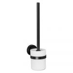 Suport de perete pentru perie WC Wenko Static-Loc® Plus, alb-negru