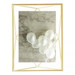 Ramă foto aurie din metal 15x20 cm Prisma – Umbra