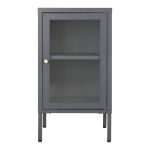 Vitrină gri din metal 38x70 cm Dalby – House Nordic