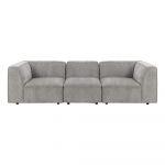 Canapea modulară Bonami Selection Fairfield, 282 cm, gri deschis