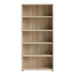 Bibliotecă modulară cu aspect de lemn de stejar 89x189 cm Prima – Tvilum