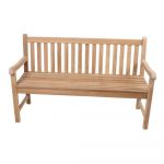 Bancă de grădină din lemn de tec Garden Pleasure Solo, 3 locuri