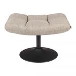 Taburet Dutchbone Bar, gri deschis
