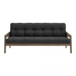 Canapea gri extensibilă 204 cm Grab - Karup Design