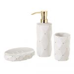 Set de accesorii de baie alb Dottie – Casa Selección