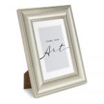Ramă foto argintie din plastic 21x26 cm