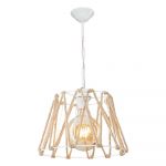 Plafonieră albă/în culoare naturală 55x30 cm – Squid Lighting
