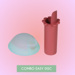 Combo Easy Disc - Aplicator si Disc menstrual Delicate Roz