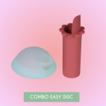 Combo Easy Disc - Aplicator si Disc menstrual Delicate Negru