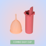 Combo Easy Cup - Aplicator si Cupa menstruala Powder Teen