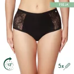 Chiloți menstruali Freja – High Waist – Negri 4XL