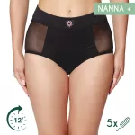 Chiloți menstruali NANNA+ - High Waist - Negru XL