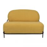 Canapea White Label Polly, galben