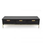 Comodă Woodman Pimlico Lowboard, negru
