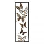 Decorațiune metalică pentru perete Mauro Ferretti Butterflies