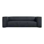 Canapea albastru-închis cu tapițerie din piele 227 cm Madame – Windsor & Co Sofas