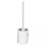 Perie de toaletă din plastic albă autoadezivă Carpino - Wenko