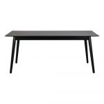Masă de dining Rowico Lotta, 180 x 90 cm, negru