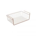 Coș de agățat pe raft arămiu, lățime 40 cm Metaltex