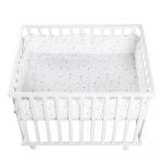 Țarc pentru copii alb 100x75 cm Sternenzauber – Roba